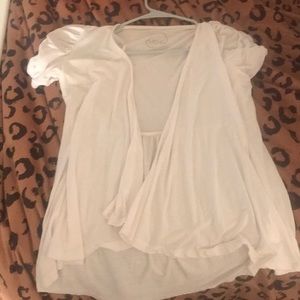 Open Puff Sleeve Sweater